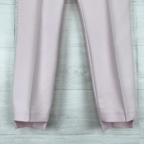 Ted Baker Anett Side Seam Detail Trousers Ankle Pants Size US 6 Baby Pink